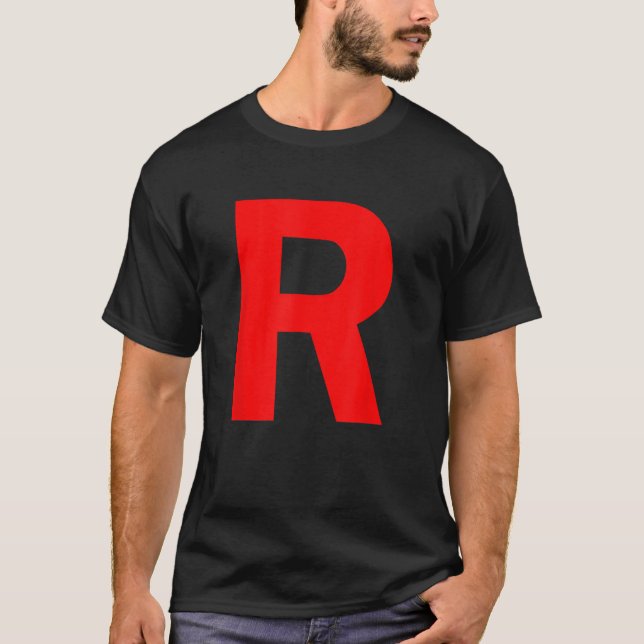 Team Rocket Shirt - gå och pinga alla monster där  T (Framsida)