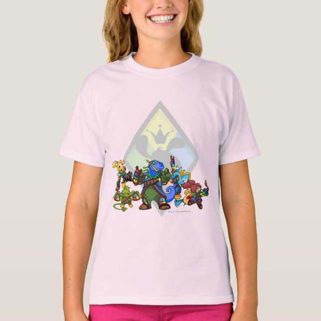 Team Roo Island Group Tee Shirt (Framsida)