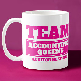 Team rosa personifierar team och namn mugg