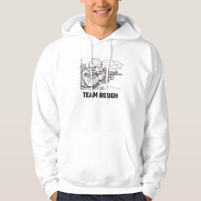 Team Rough Hoodie (Framsida)