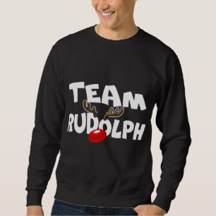 Team Rudolph Cute julrener Hjort Älskare Gi Lång Ärmad Tröja