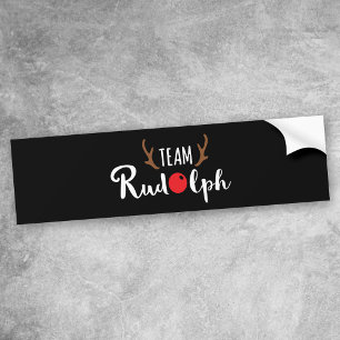 Team Rudolph julmotif Bildekal