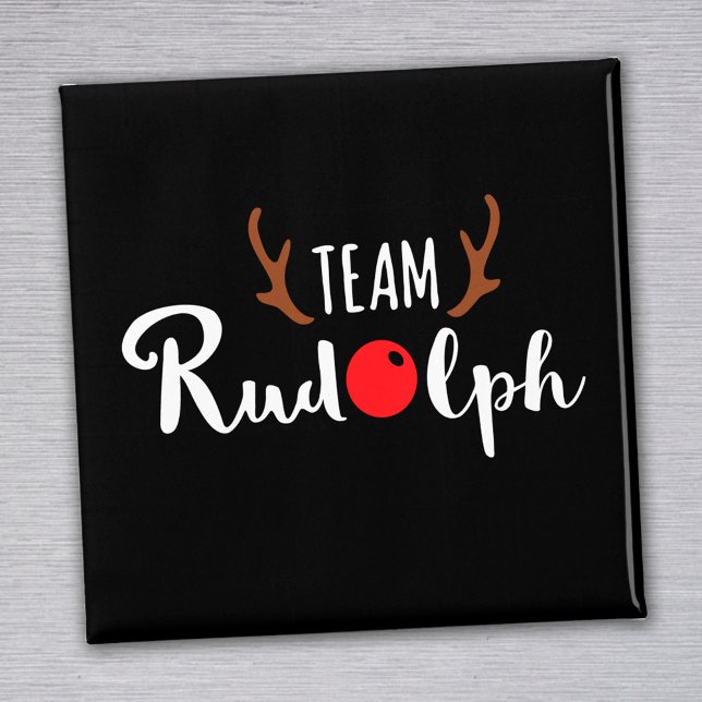 Team Rudolph julmotif Magnet (Skapare uppladdad)