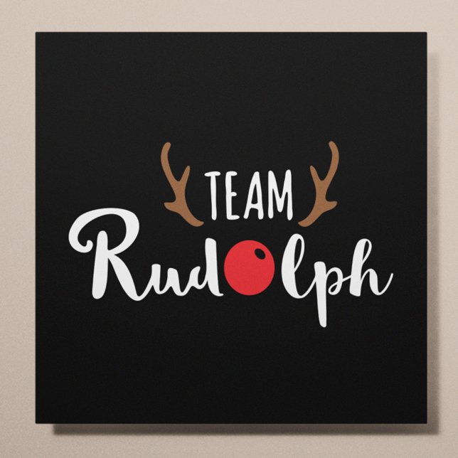 Team Rudolph julmotif Poster (Skapare uppladdad)