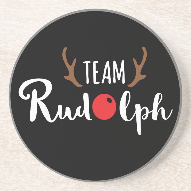 Team Rudolph julmotif Underlägg (Framsidan)