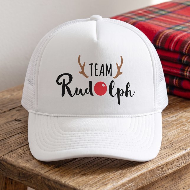Team Rudolph - Julteamlogotyp Keps (Skapare uppladdad)