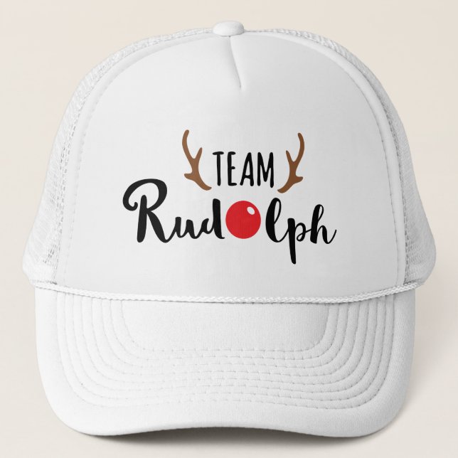 Team Rudolph - Julteamlogotyp Keps (Framsida)