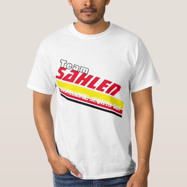 Team Sahlen Ketchup & Mustard T Shirt (Framsida)