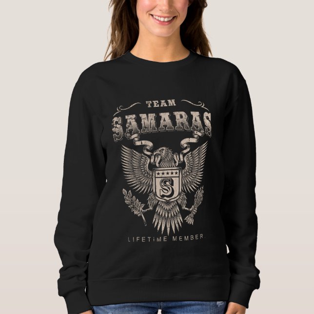 Team Samaras livstidsmedlem - Samaras Namn T Shirt (Framsida)