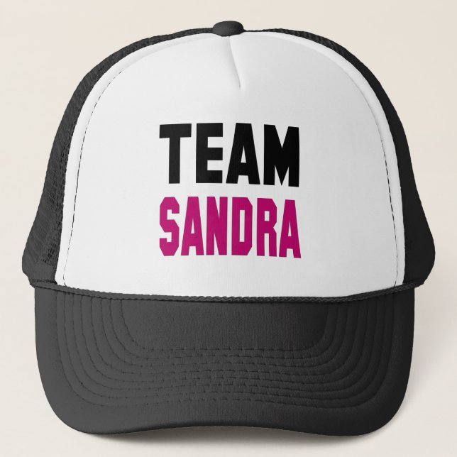 Team Sandra T-shirts och Swag Truckerkeps (Framsida)