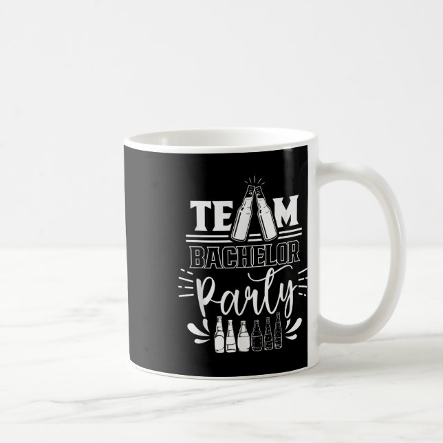 Team Sängkantsfest Brudgum Brud  Kaffemugg (Höger)