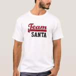 TEAM SANTA CHRISTMAS T-SHIRT<br><div class="desc">FRONT - TEAM SANTA BACK - SANTA 25 roligtar för Helgdag</div>