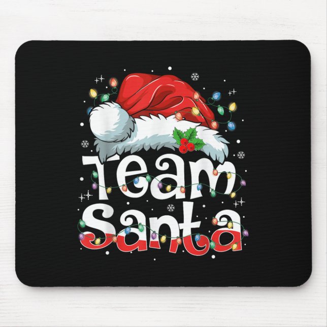 Team Santa Claus Christmas Family Matching Pajama  Musmatta (Framsidan)