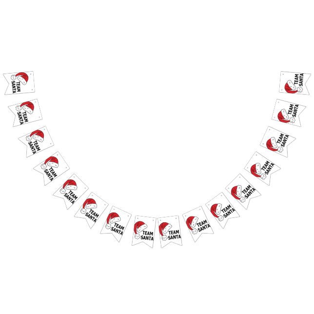 Team Santa ,Cool Christmas Gift Vimplar (Alla)