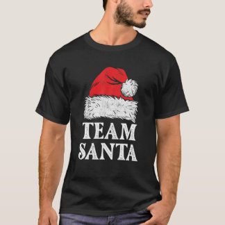 Team Santa-familjen Matching Pajamas för K T Shirt