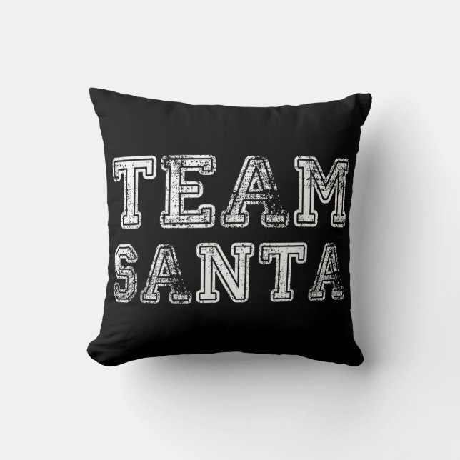 Team Santa Funny jul Kudde (Framsida)