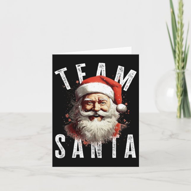 Team Santa Funy Julafton Jultomten 3 Kort (Framsida)