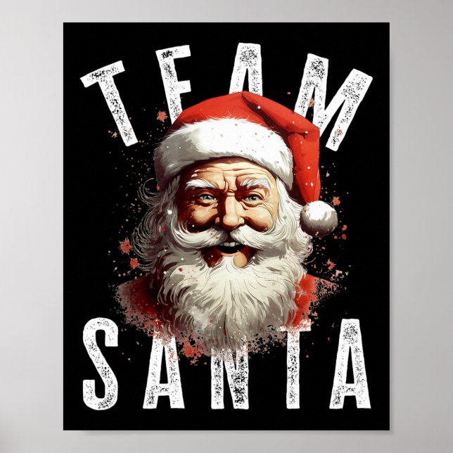 Team Santa Funy Julafton Jultomten 3 Poster (Framsidan)