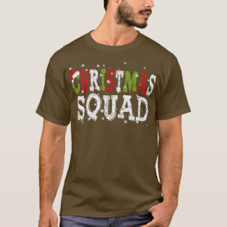 Team Santa Group-familjen på jultorg matchar X T Shirt
