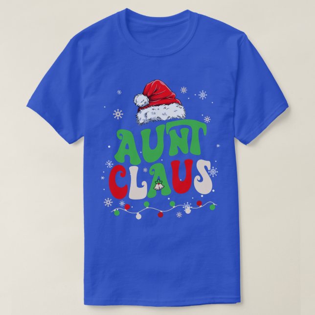 Team Santa Moster Claus Elf Matching Family Christ T Shirt (Design framsida)