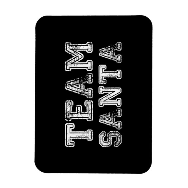 Team Santa Roligt jul  Magnet (Vertikal)