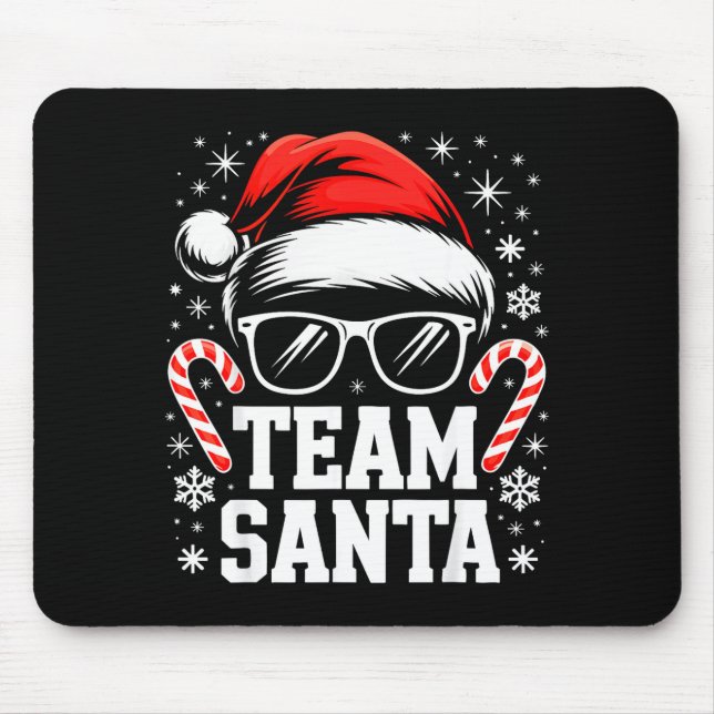 Team Santa Shirt Adult Kids Christmas Santa Squad  Musmatta (Framsidan)