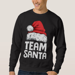 Team Santa Squad Family Matching Pajamas Lång Ärmad Tröja