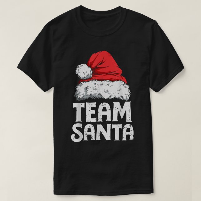 Team Santa Squad Family Matching Pajamas T Shirt (Design framsida)