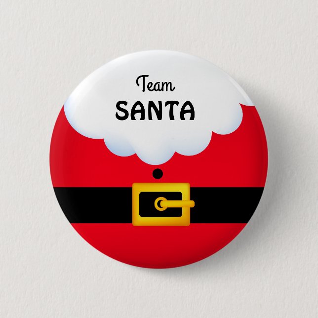 Team Santa Standard, 24-tums rund knapp (Framsida)