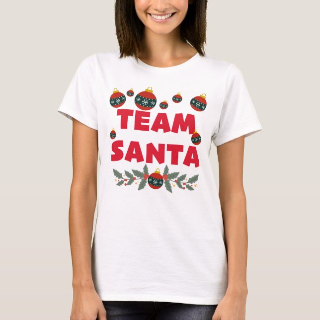 Team Santa T Shirt (Framsida)