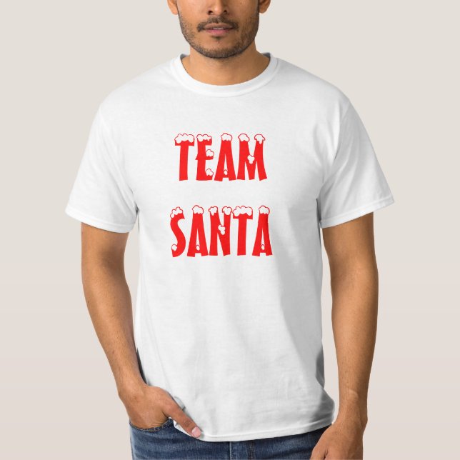 Team Santa- Vuxen T Shirt (Framsida)