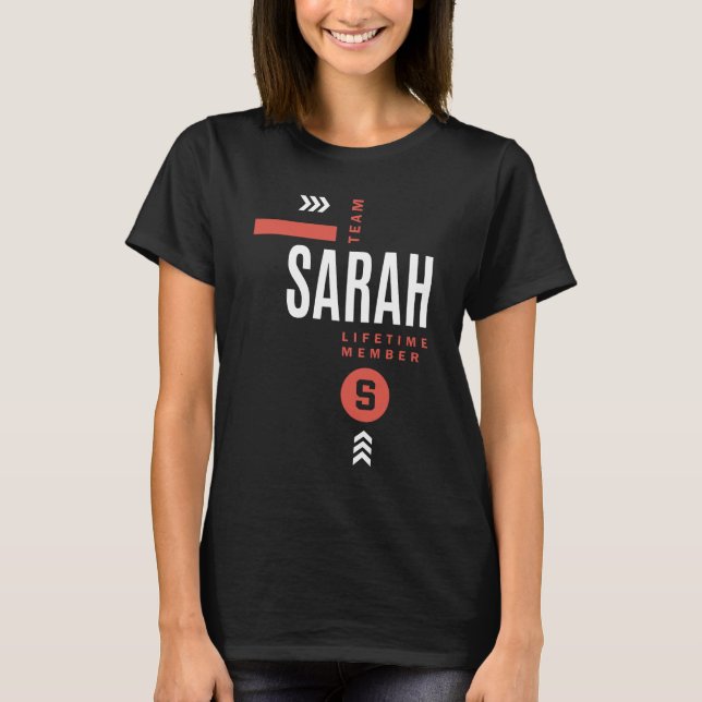 Team Sarah Livtime Member T Shirt (Framsida)
