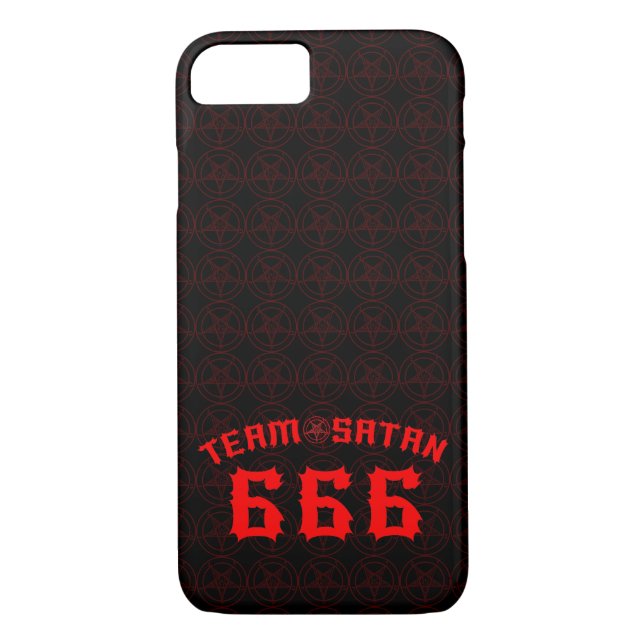 Team Satan 666 Case-Mate iPhone Skal (Baksida)
