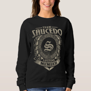 Team SAUCEDO Livstidsmedlem Efternamn SAUCEDO Fami T Shirt