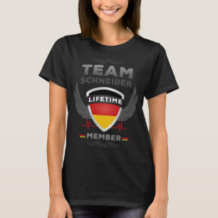 Team Schneider-livstidsmedlem eller tyskt kulturar T Shirt