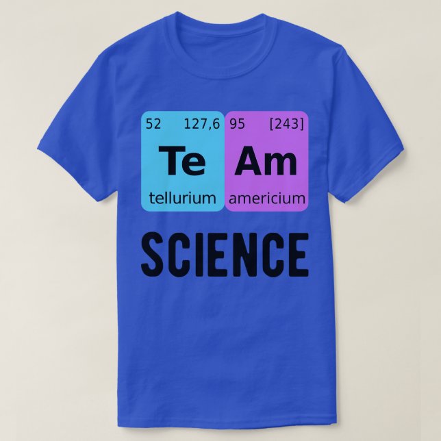 Team Science II T Shirt (Design framsida)