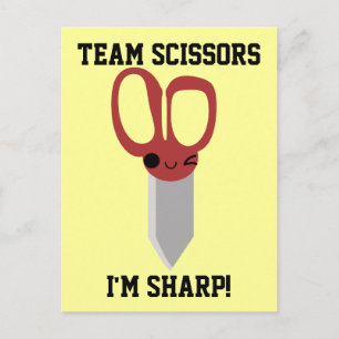 Team Scissors Vykort