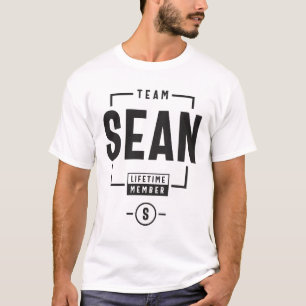 Team Sean Livtime Member Sean Namn T Shirt
