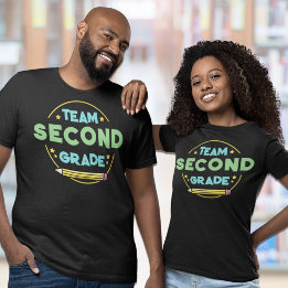 Team Second Klass Back to school Lärare T Shirt
