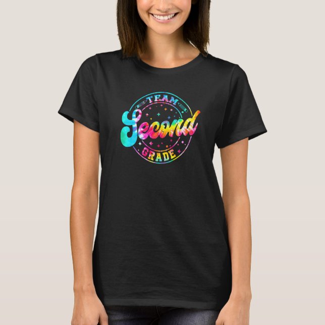 Team Second Klass Lacher Student Kids andra Klass  T Shirt (Framsida)