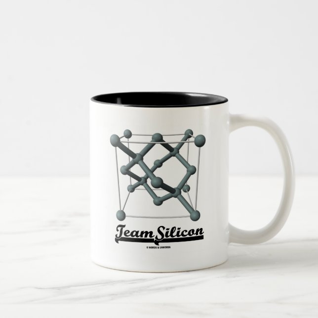 Team Silicon Kiselletenhetsstruktur Två-Tonad Mugg (Höger)