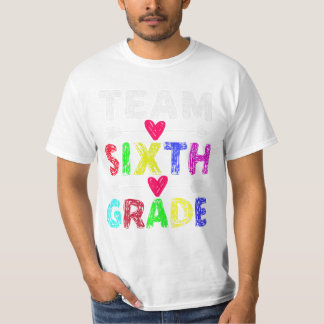Team sjätte Klass Hej 6e T Shirt
