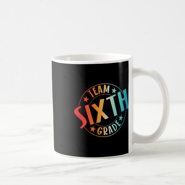 Team Sjätte Klass Lärare Elev Ck Till Skolan 6:e  Kaffemugg (Höger)