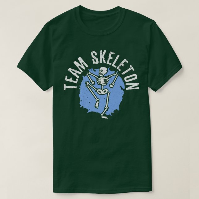 Team Skeleton Radiologic Technolog Radiolog  T Shirt (Design framsida)