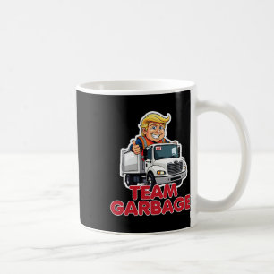 Team Skräp Donald Trump 2025 Val Roligt Kaffemugg