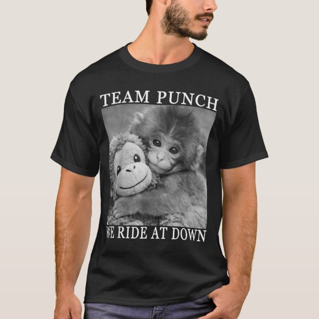 Team slå apa Team slå apa  T Shirt (Framsida)