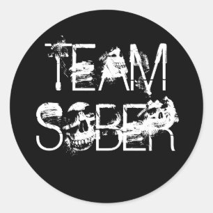 TEAM SOBER RUNT KLISTERMÄRKE