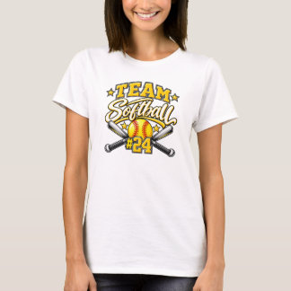 Team Softball #24 Sportdesign T Shirt