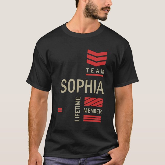 Team Sophia Gift T Shirt (Framsida)