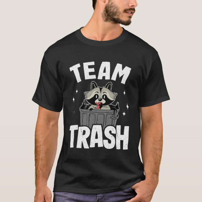 Team Sopor Can Sopor Panda Raccoon Pullover Huva T Shirt (Framsida)